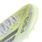 adidas F50 Sparkfusion Pro FG Women’s Firm Ground Soccer Cleat - Cloud White / Iron Metallic / Hi-Res Yellow