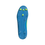 adidas F50 League FG Firm Ground Soccer Cleats- Lucid Ray Blue / Team Solar Yellow 2 / Lucid Aquamarine