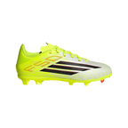 adidas F50 League Junior FG Firm Ground Soccer Cleats- Team Solar Yellow 2 / Core Black / Lucid Red