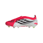 adidas Predator Elite FoldTongue FT FG Firm Ground Soccer Cleats- Lucid Red / Core Black / Cloud White