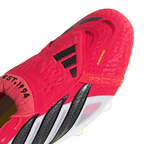 adidas Predator Elite FoldTongue FT FG Firm Ground Soccer Cleats- Lucid Red / Core Black / Cloud White