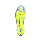 adidas Predator League FoldTongue FG Firm Ground Soccer Cleat - Crystal Sky/Ray Blue/Team Solar Yellow 2