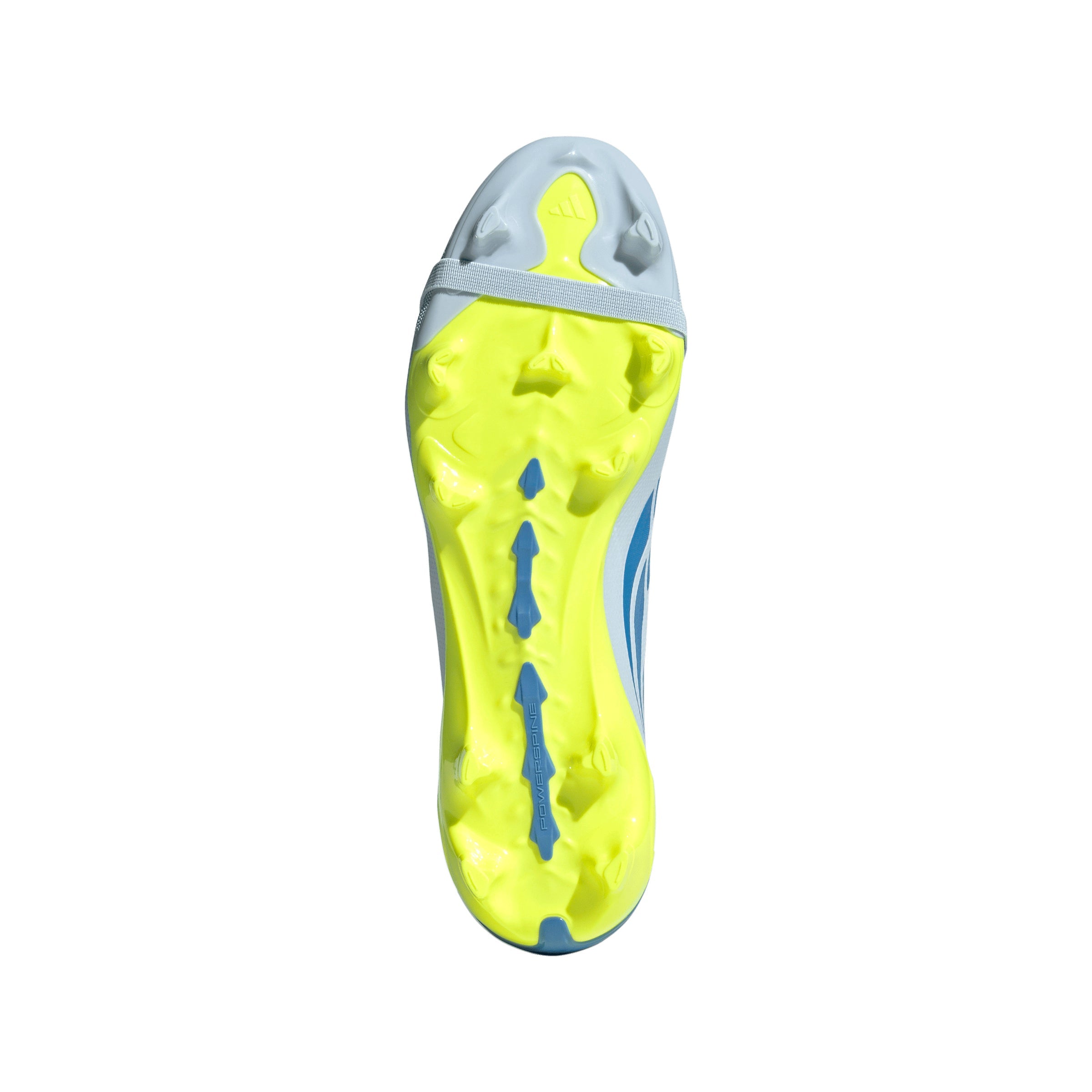 adidas Predator League FoldTongue FG Firm Ground Soccer Cleat - Crystal Sky/Ray Blue/Team Solar Yellow 2