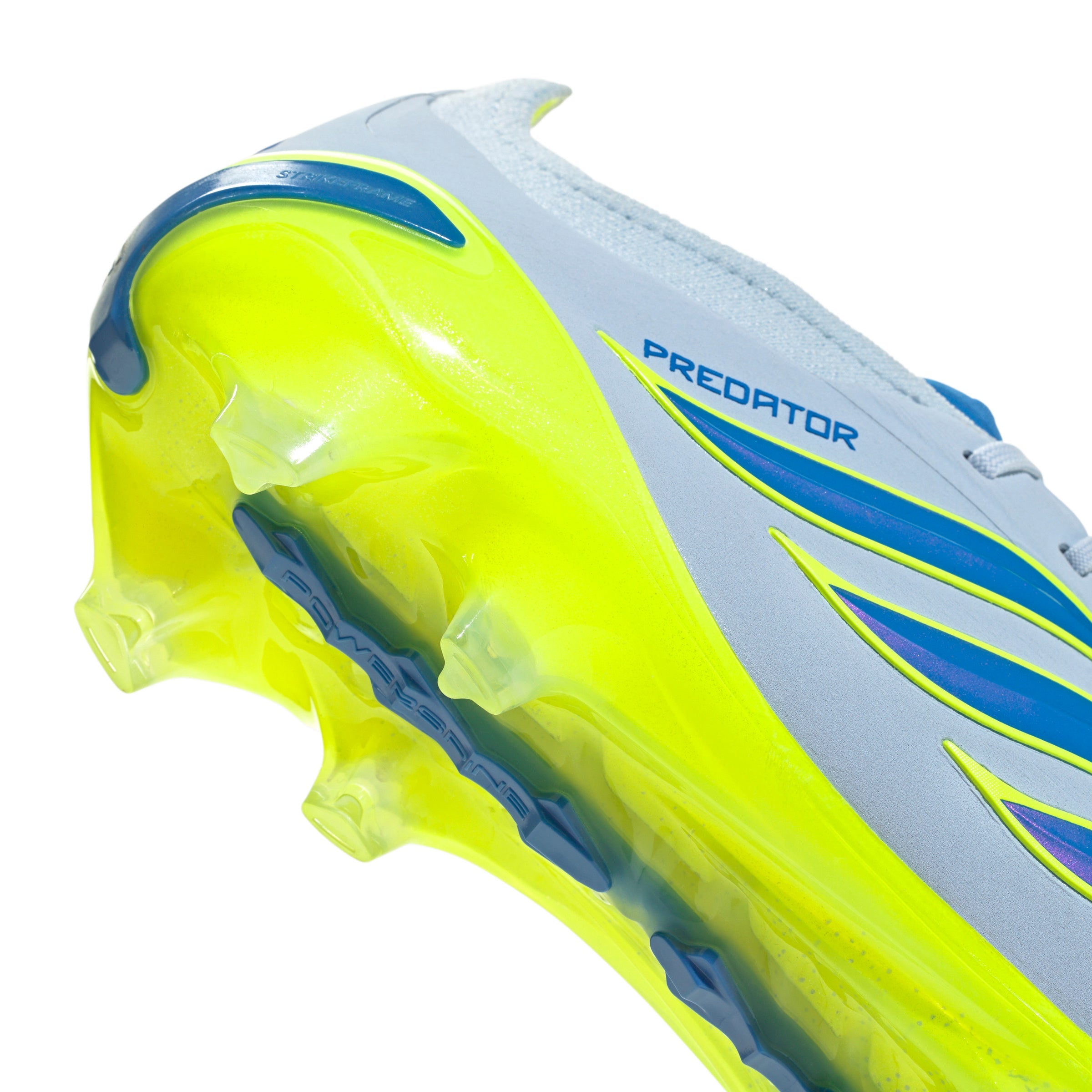 adidas Predator Elite FG Firm Ground Soccer Cleats- Crystal Sky / Ray Blue / Team Solar Yellow 2