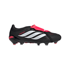 adidas Predator Pro Fold Tongue FT FG Firm Ground Soccer Cleat -Core Black / Cloud White / Lucid Red