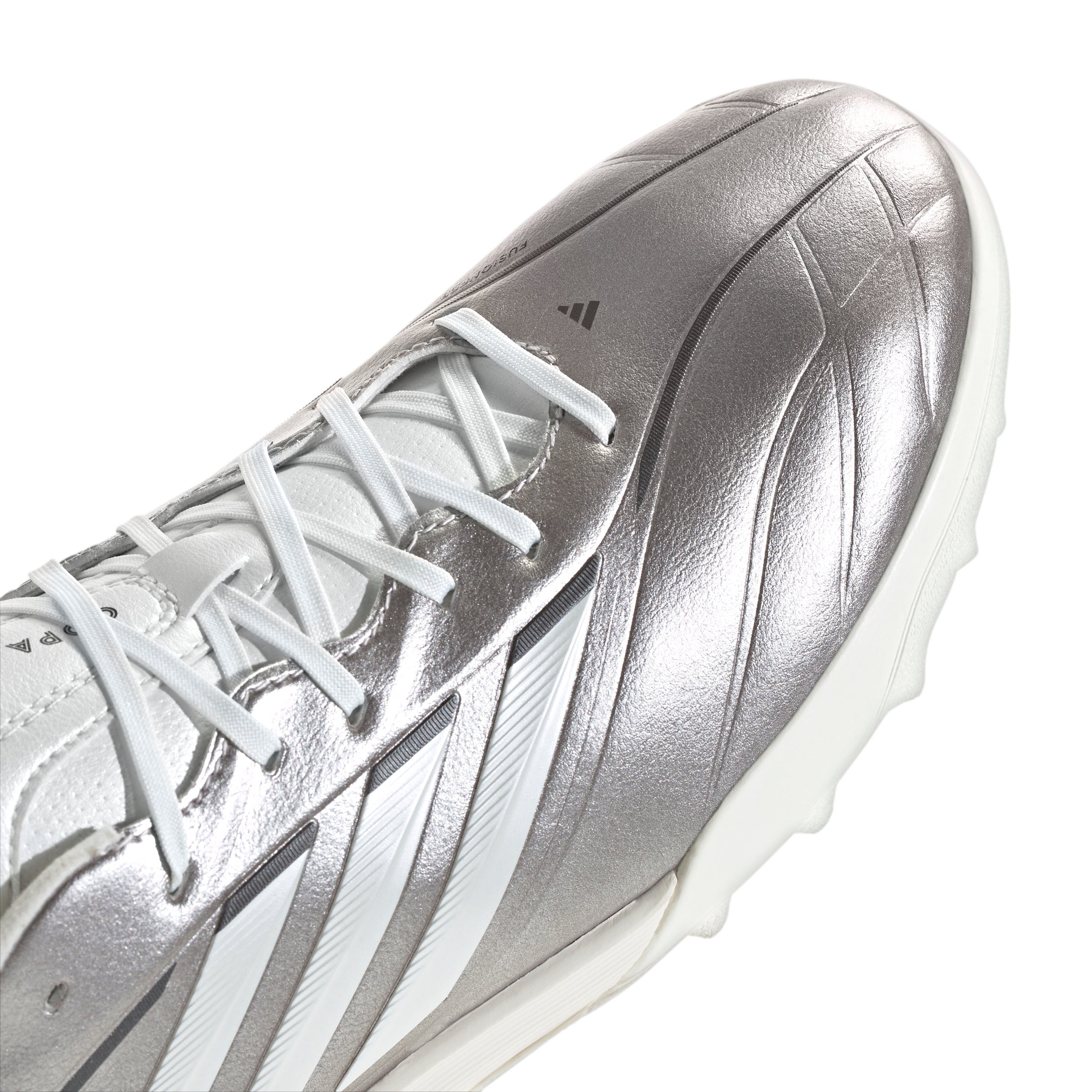 adidas Copa Pure IV League TF Turf Soccer Cleats- Taupe Metallic/ Zero Metallic / Night Metallic
