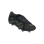 adidas Predator Pro Fold Tongue FT FG Firm Ground Soccer Cleat -Core Black / Carbon / Lucid Lemon