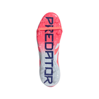 adidas Predator Pro Fold Tongue FT FG Firm Ground Soccer Cleat -Signal Coral / Cloud White / Beam Orange