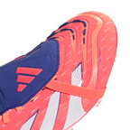 adidas Predator Pro Fold Tongue FT FG Firm Ground Soccer Cleat -Signal Coral / Cloud White / Beam Orange
