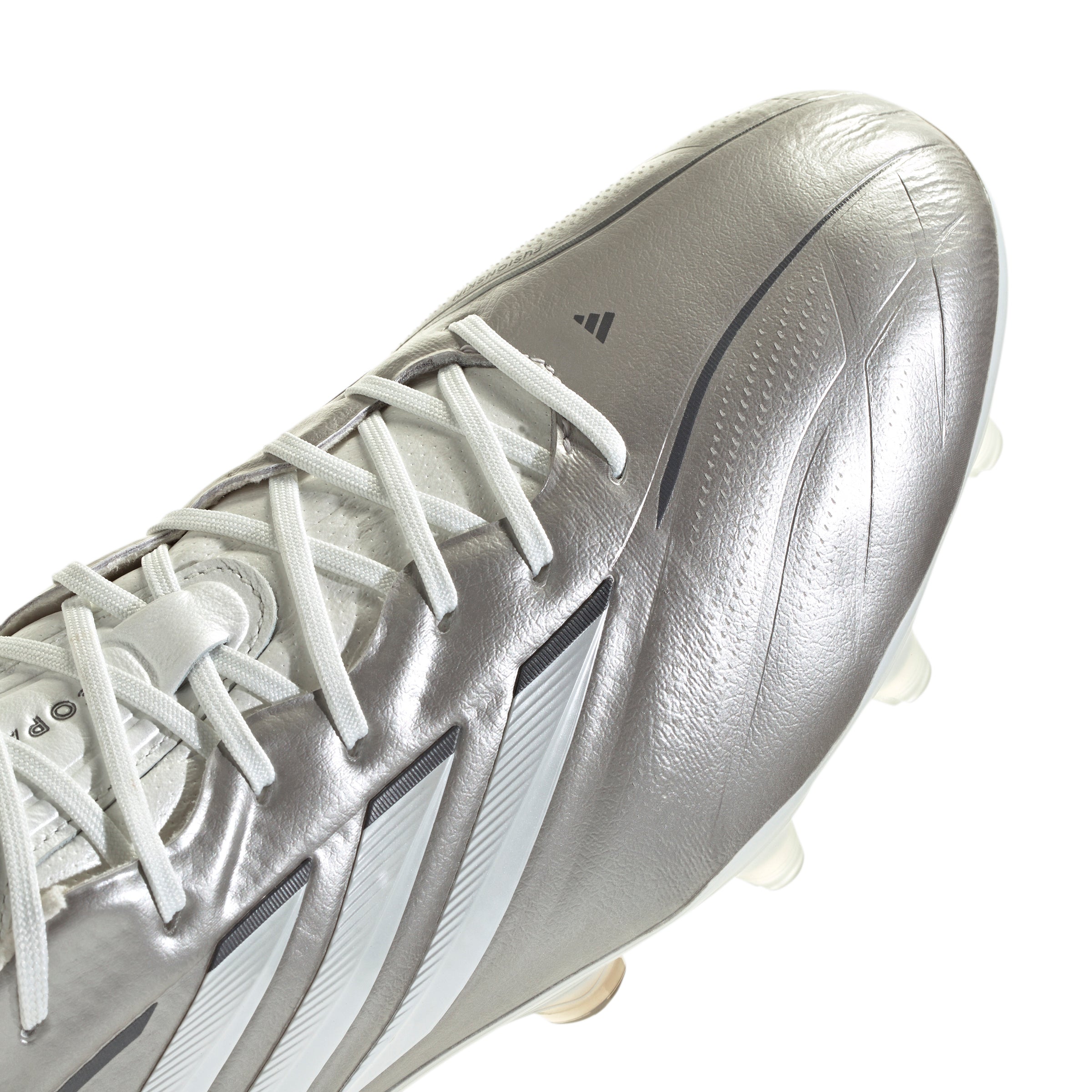 adidas Copa Pure IV Elite FG Firm Ground Soccer Cleats- Taupe Metallic/Zero Metallic/Night Metallic