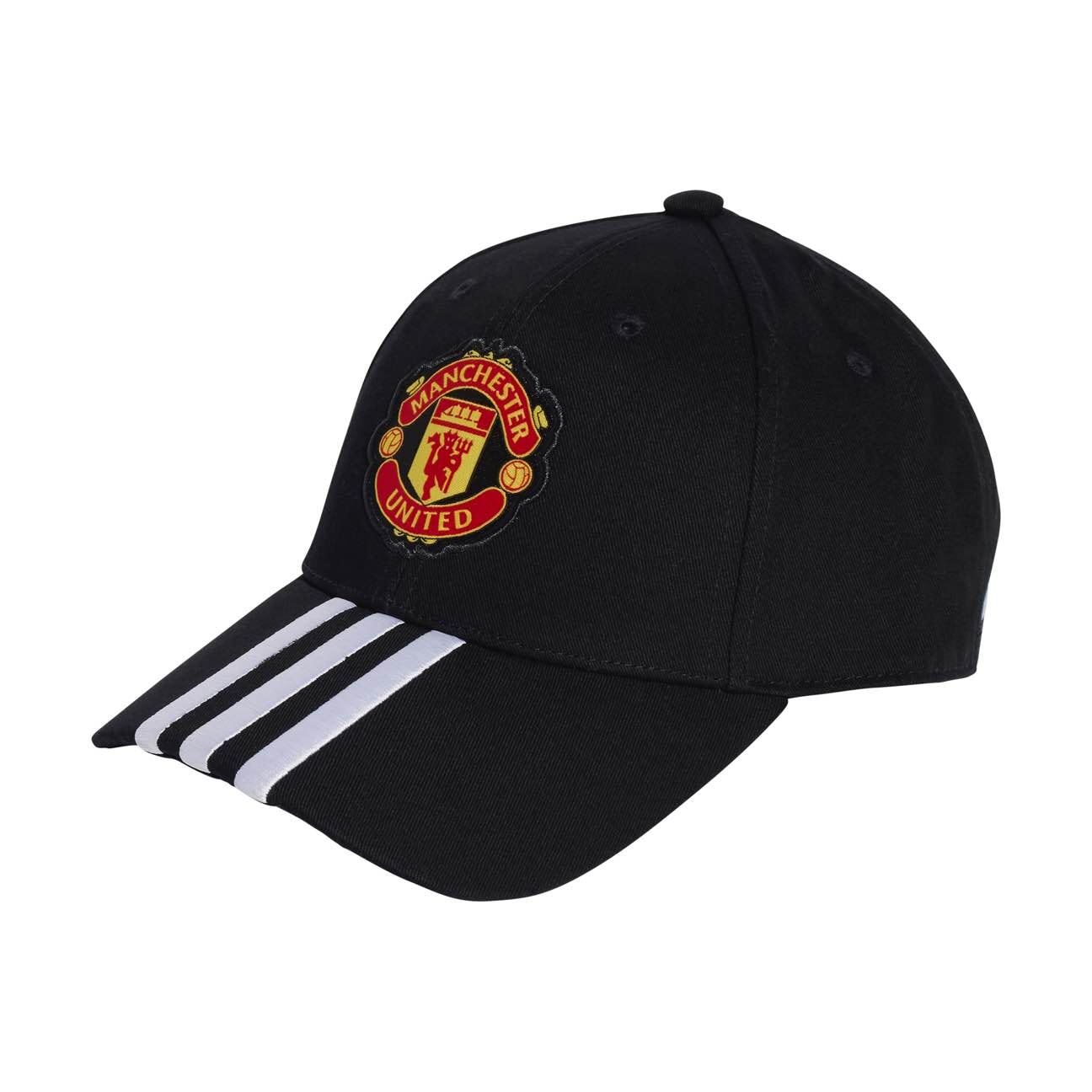 Manchester United Baseball Cap Hats adidas Black ONE SIZE 