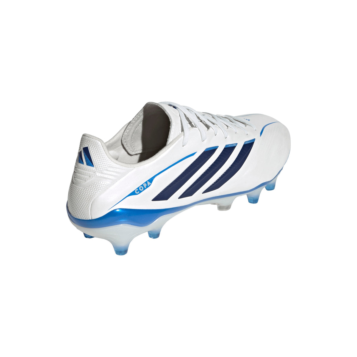 adidas Copa Pure IV Elite FG Firm Ground Soccer Cleats- Zero Metalic / Dark Blue / Lucid Ray Blue