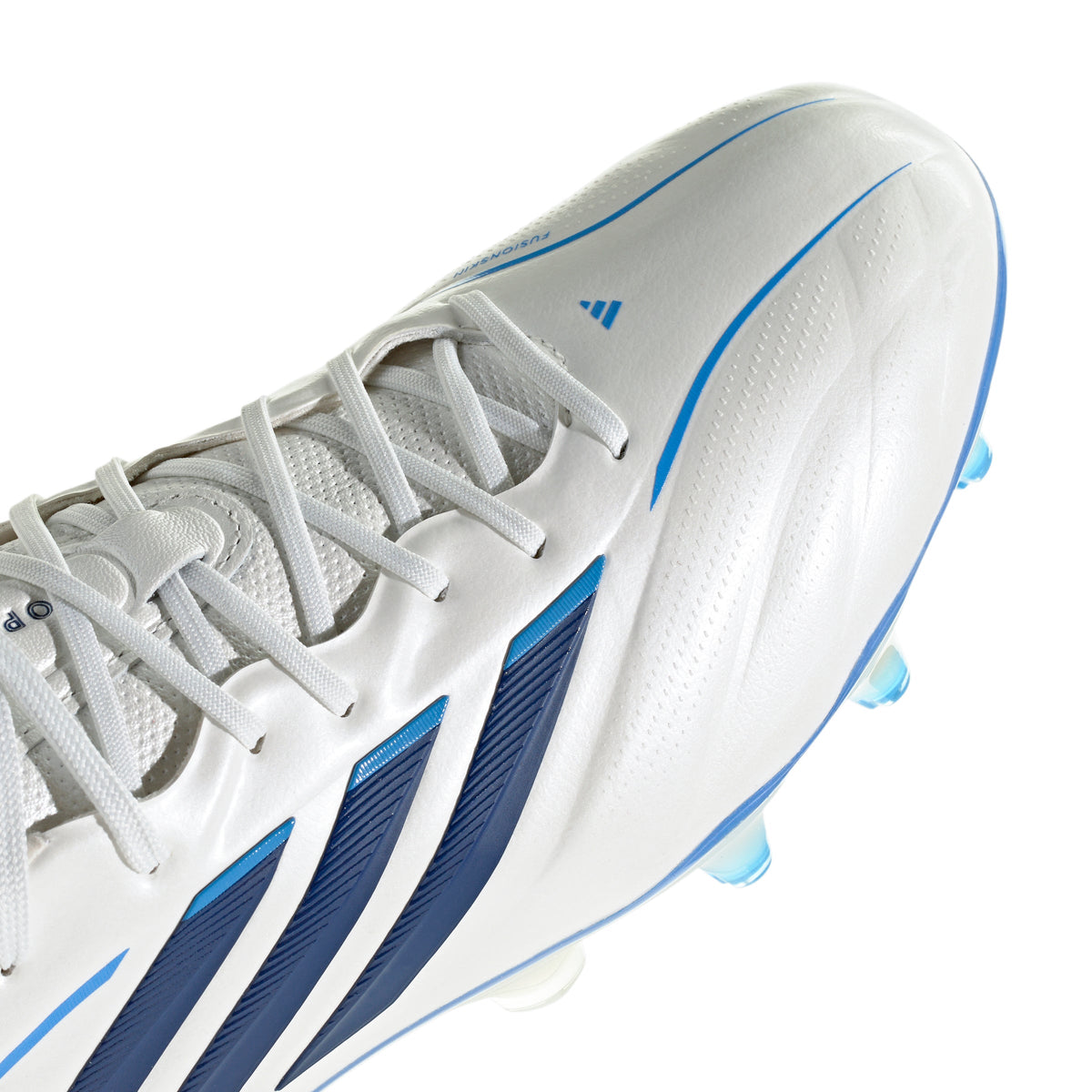 adidas Copa Pure IV Elite FG Firm Ground Soccer Cleats- Zero Metalic / Dark Blue / Lucid Ray Blue