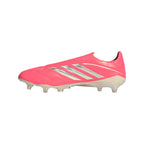 adidas Copa Pure IV Elite Laceless FG Firm Ground Soccer Cleats- Solar Turbo/Ivory/Core Black