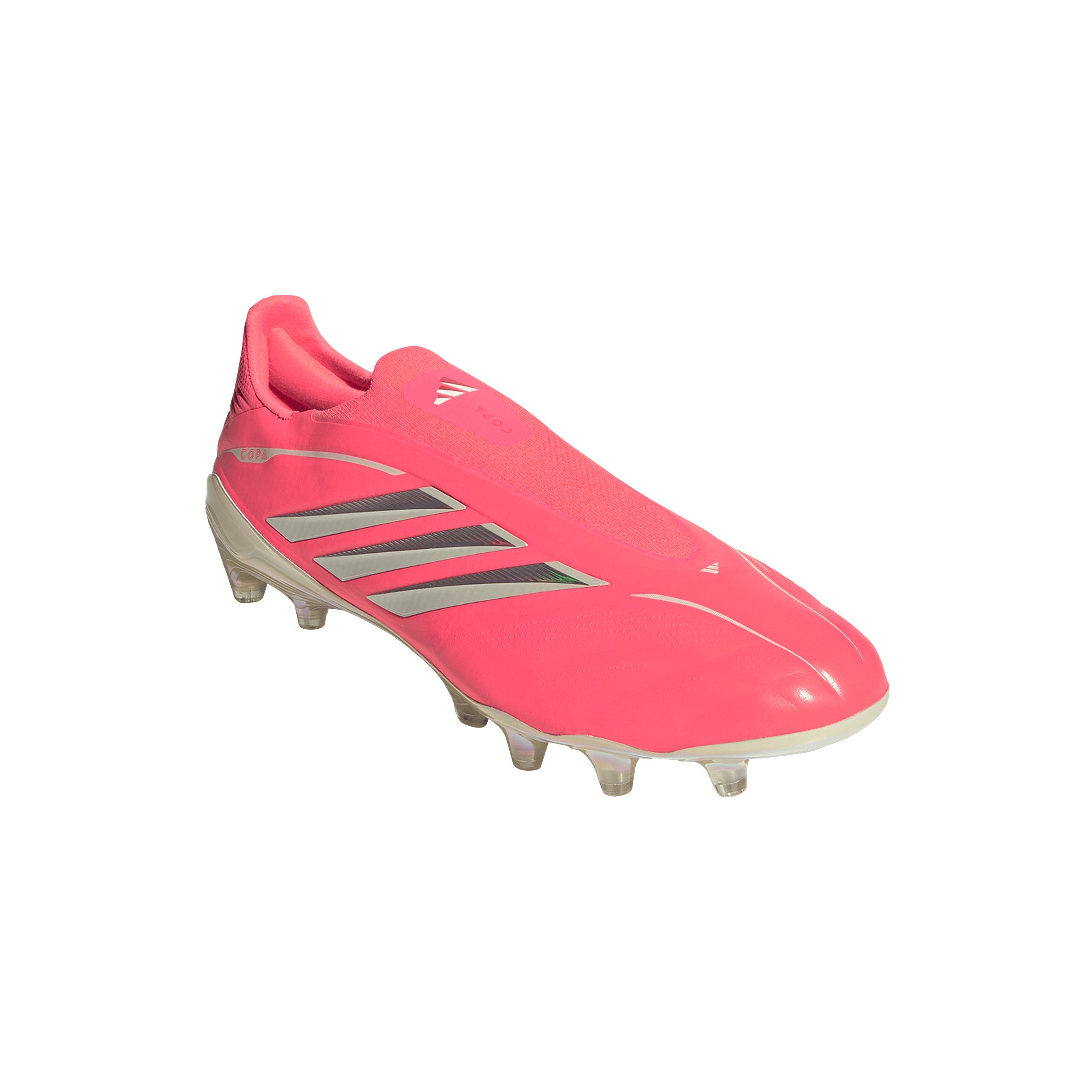adidas Copa Pure IV Elite Laceless FG Firm Ground Soccer Cleats- Solar Turbo/Ivory/Core Black