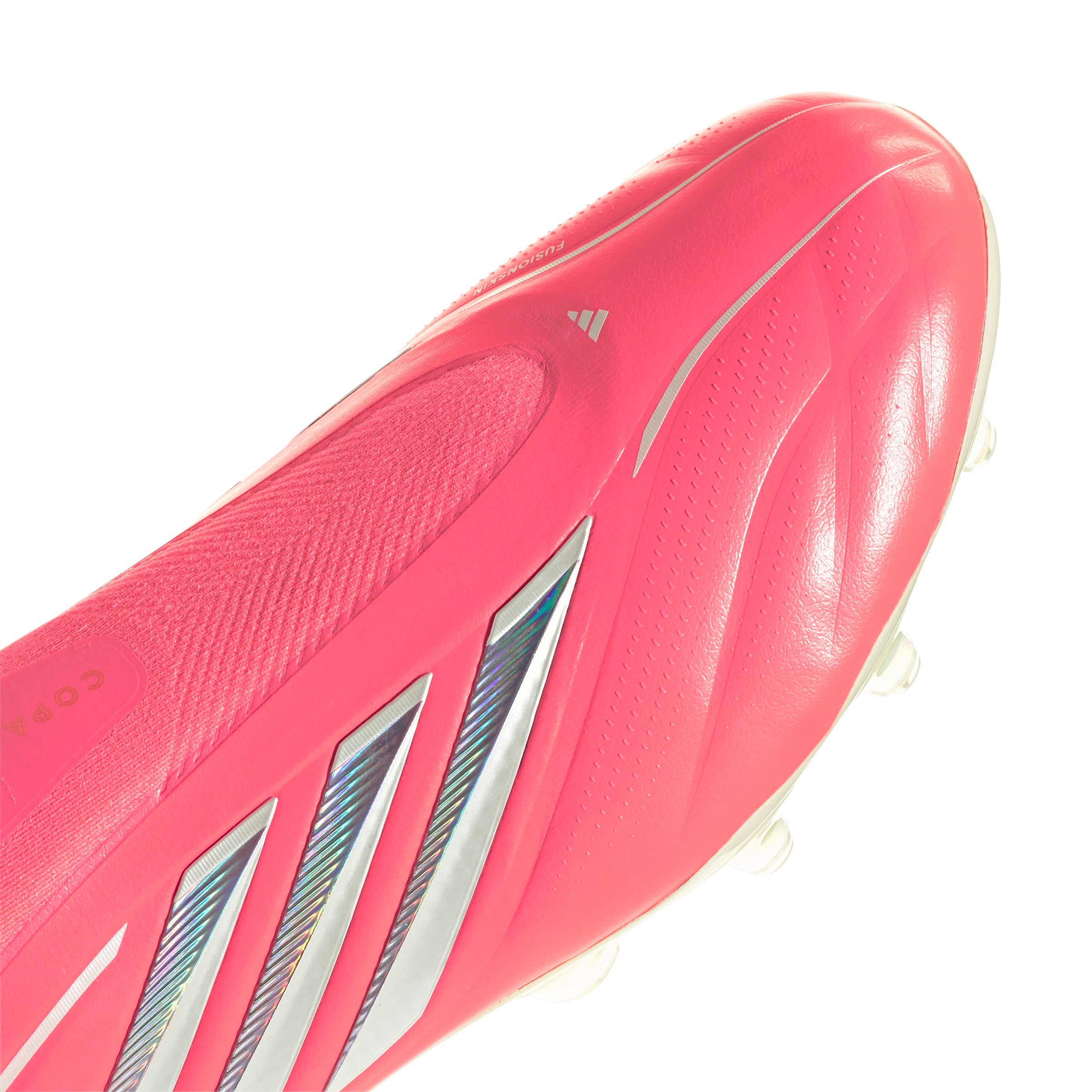 adidas Copa Pure IV Elite Laceless FG Firm Ground Soccer Cleats- Solar Turbo/Ivory/Core Black