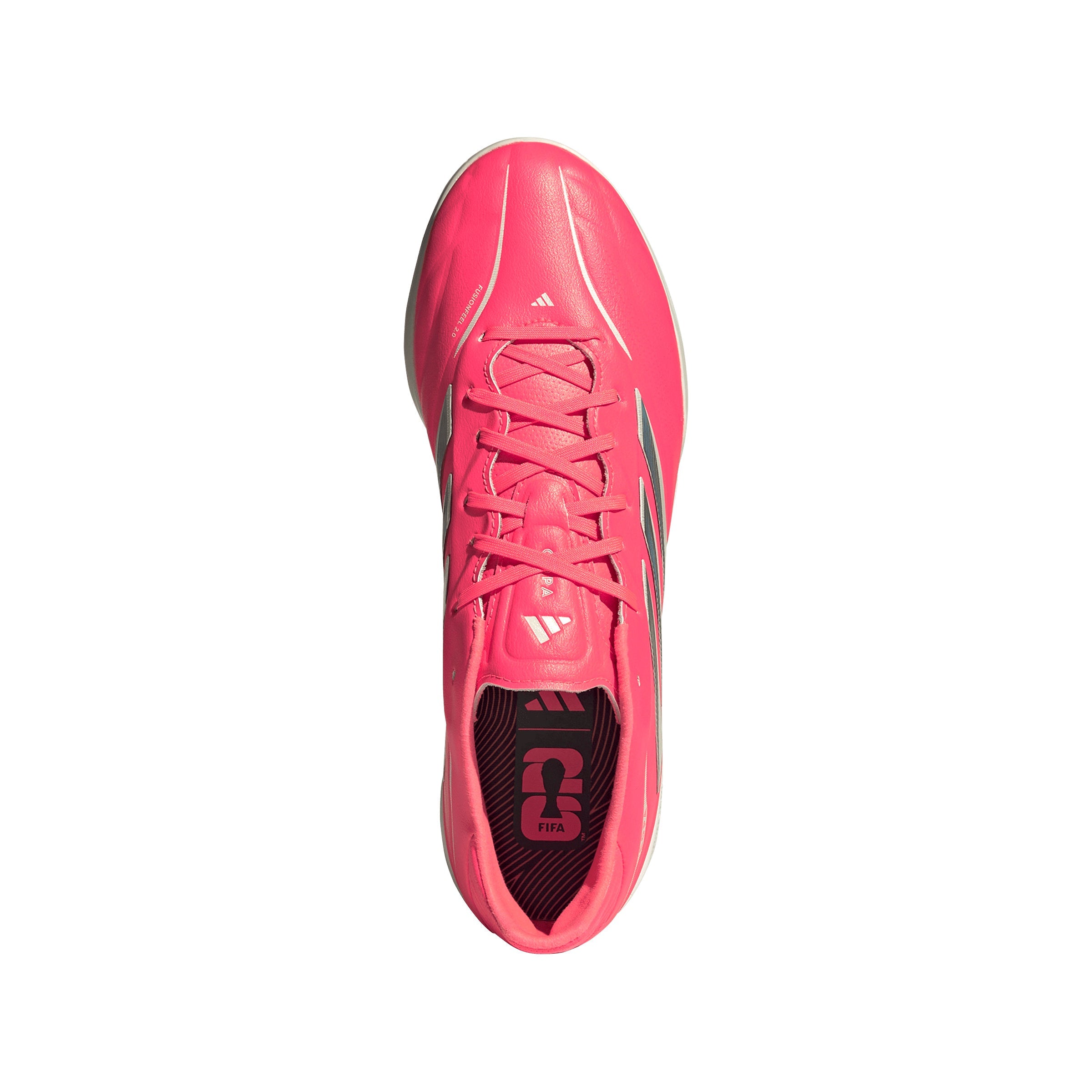 adidas Copa Pure IV Pro TF Turf Soccer Cleat - Solar Turbo/Ivory/Core Black