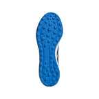 adidas Copa Pure IV Pro TF Turf Soccer Cleat - Zero Metalic / Dark Blue / Lucid Ray Blue