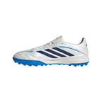 adidas Copa Pure IV Pro TF Turf Soccer Cleat - Zero Metalic / Dark Blue / Lucid Ray Blue