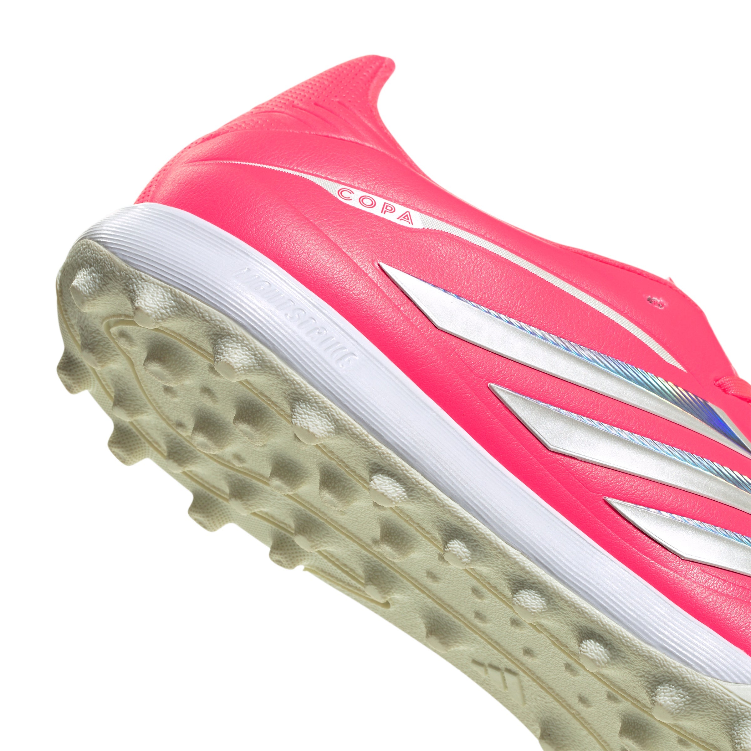 adidas Copa Pure IV League TF Turf Soccer Cleats-  Solar Turbo/Ivory/Core Black