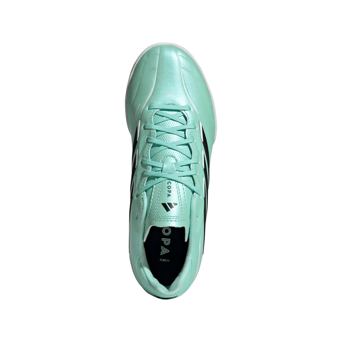 adidas Copa Pure IV League Junior TF Turf Soccer Cleats- Clear Mint / Core Black / Cloud White