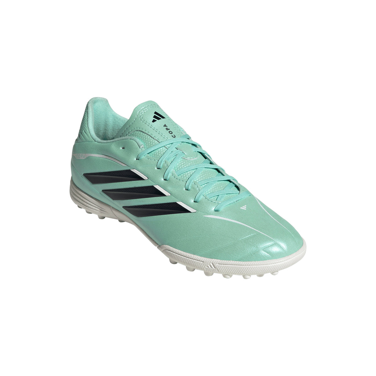 adidas Copa Pure IV League Junior TF Turf Soccer Cleats- Clear Mint / Core Black / Cloud White
