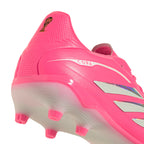 adidas Copa Pure IV League Junior FG Firm Ground Soccer Cleats- Solar Turbo/Ivory/Core Black