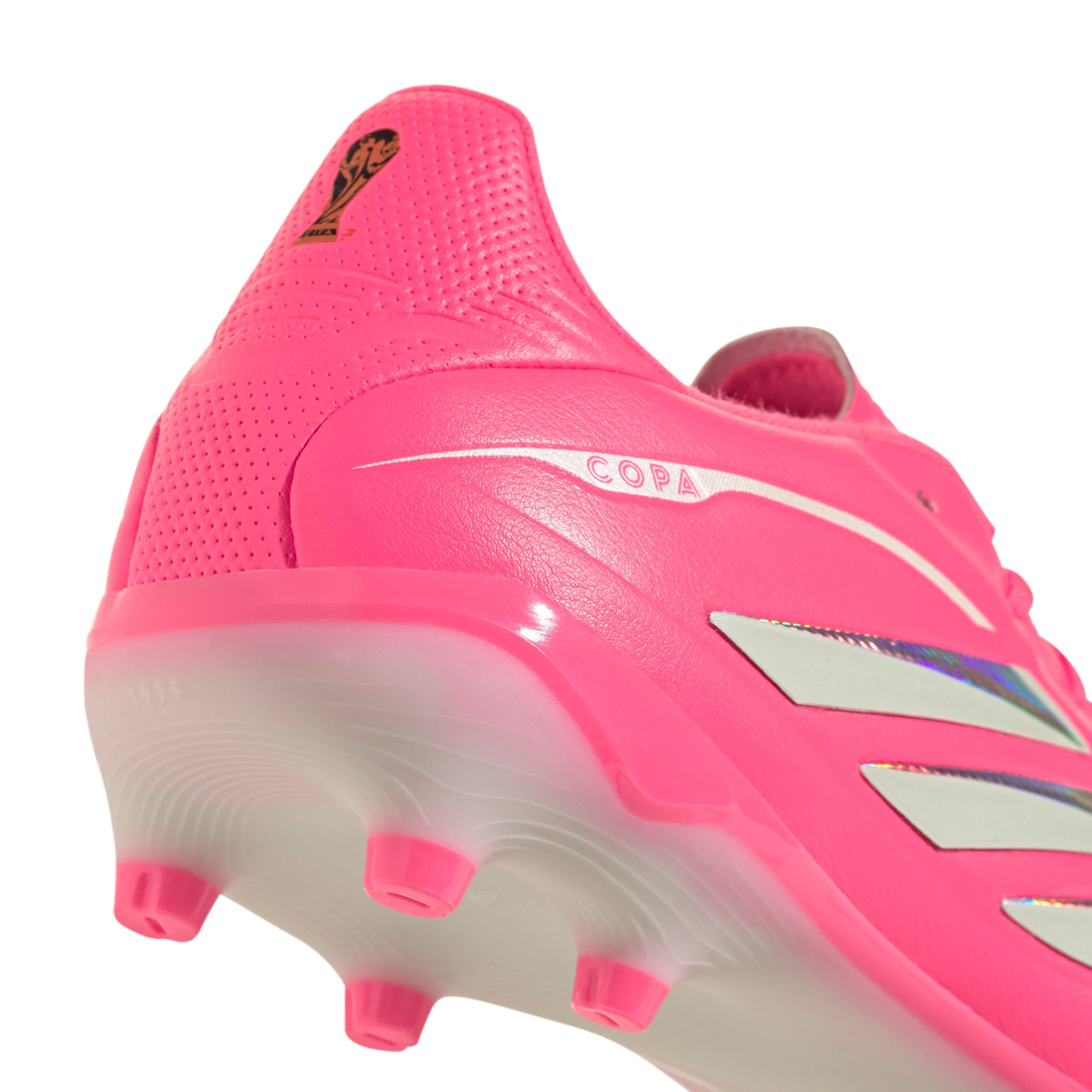 adidas Copa Pure IV League Junior FG Firm Ground Soccer Cleats- Solar Turbo/Ivory/Core Black