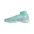 adidas Women’s F50 Sparkfusion League TF Turf Soccer Cleats - Clear Mint / Cloud White / Solar Purple