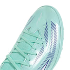 adidas Women’s F50 Sparkfusion League TF Turf Soccer Cleats - Clear Mint / Cloud White / Solar Purple