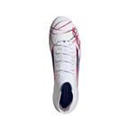 adidas Women’s F50 Sparkfusion Elite Mid FG Firm Ground/Artificial Grass - Cloud White / Royal Blue / Lucid Red