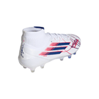 adidas Women’s F50 Sparkfusion Elite Mid FG Firm Ground/Artificial Grass - Cloud White / Royal Blue / Lucid Red