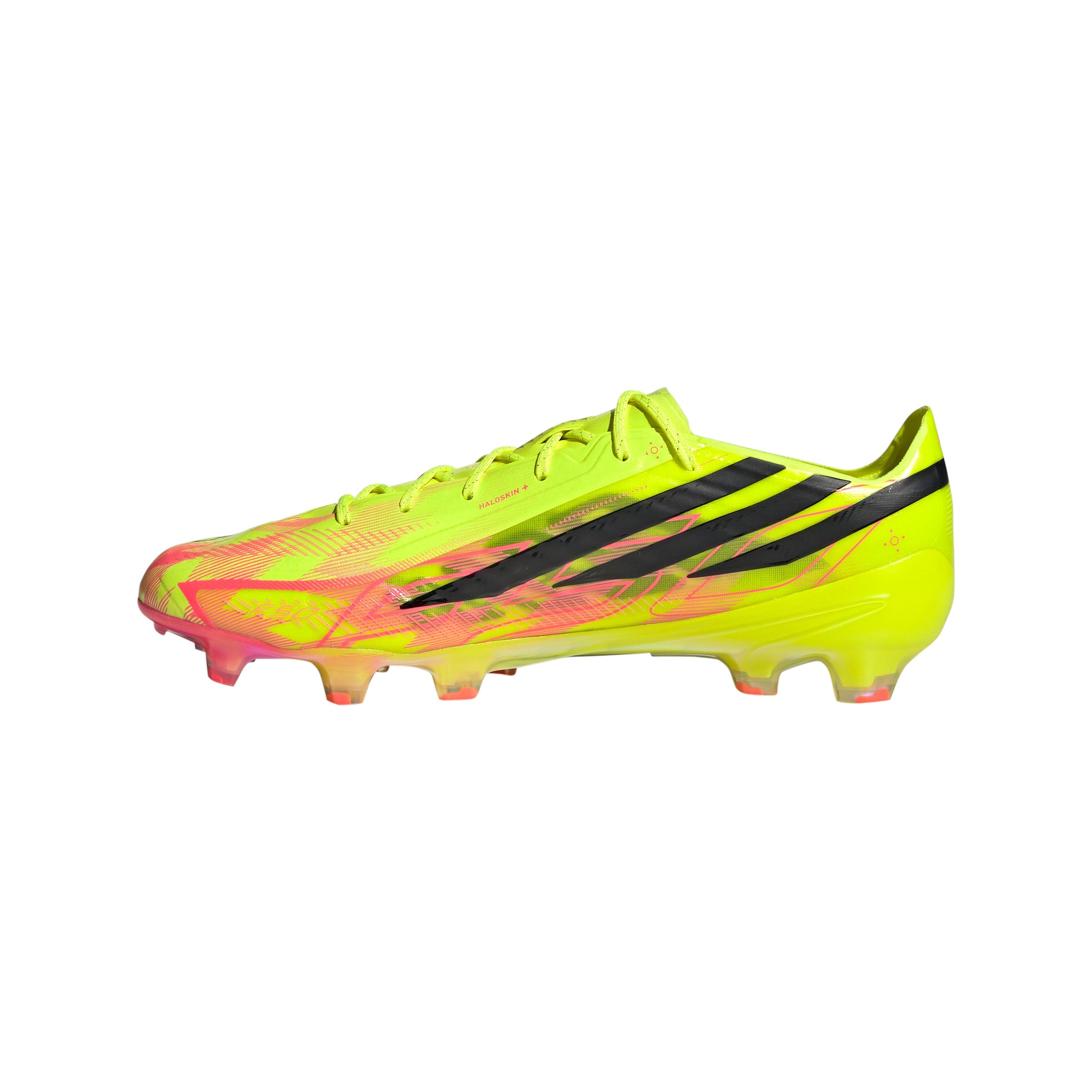 adidas F50 Hyperfast Elite FG Firm Ground Soccer Cleats- Team Solar Yellow 2 / Core Black / Solar Turbo