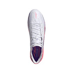 adidas F50 Hyperfast Elite FG Firm Ground Soccer Cleats- Cloud White / Solar Purple / Solar Turbo