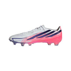 adidas F50 Hyperfast Elite FG Firm Ground Soccer Cleats- Cloud White / Solar Purple / Solar Turbo