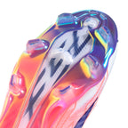 adidas F50 Hyperfast Elite FG Firm Ground Soccer Cleats- Cloud White / Solar Purple / Solar Turbo
