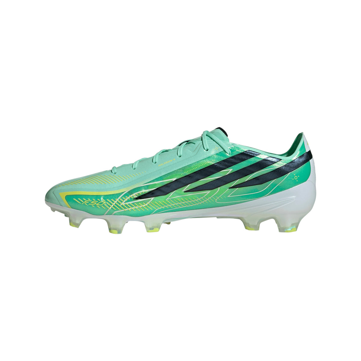 adidas F50 Hyperfast Elite FG Firm Ground Soccer Cleats- Pulse Mint / Core Black / Solar Lemon