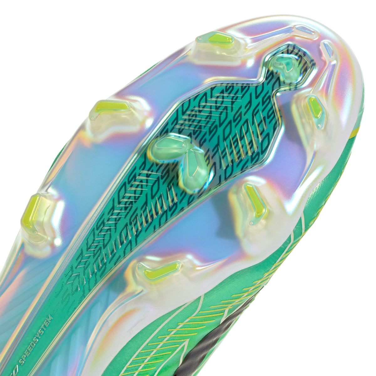 adidas F50 Hyperfast Elite FG Firm Ground Soccer Cleats- Pulse Mint / Core Black / Solar Lemon