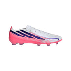 adidas F50 Hyperfast Pro FG Firm Ground Soccer Cleats - Cloud White / Solar Purple / Solar Turbo