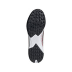 adidas F50 League Laceless Lamine Yamal Kids TF Turf Soccer Cleats- Cloud White / Core Black / Lucid Red