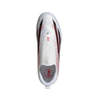 adidas F50 League Laceless Lamine Yamal Kids FG Firm Ground Soccer Cleats- Cloud White / Core Black / Lucid Red