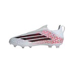 adidas F50 League Laceless Lamine Yamal Kids FG Firm Ground Soccer Cleats- Cloud White / Core Black / Lucid Red