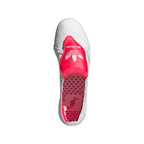 adidas Predator David Beckham Elite FoldTongue FT FG Firm Ground Soccer Cleats-White/Red
