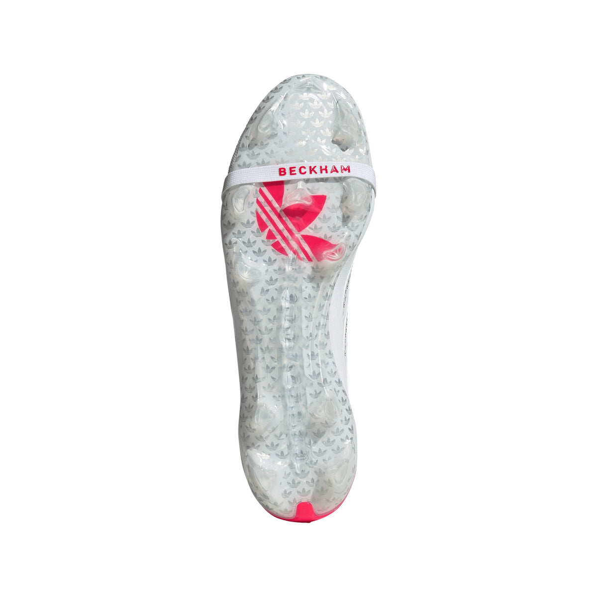 adidas Predator David Beckham Elite FoldTongue FT FG Firm Ground Soccer Cleats-White/Red