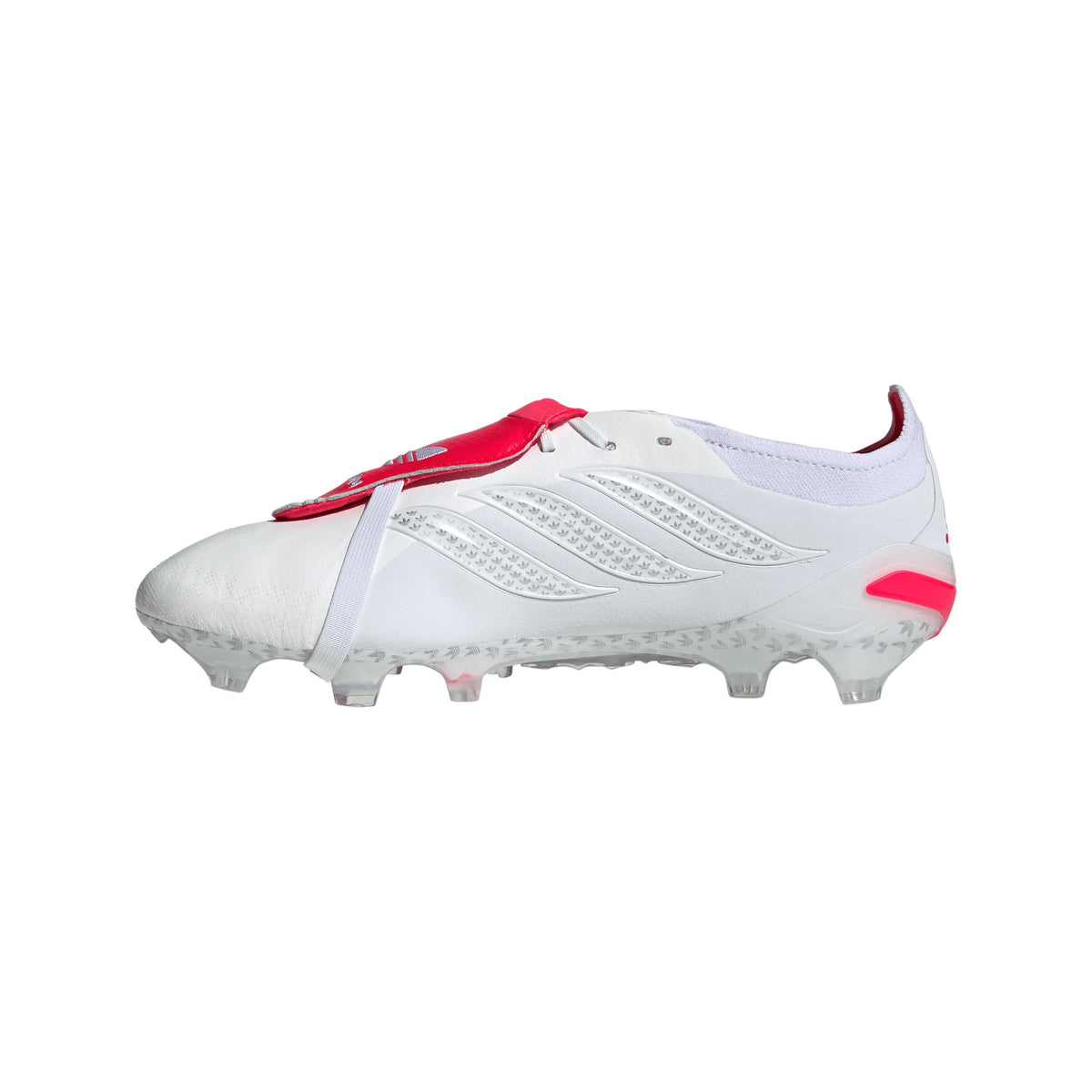 adidas Predator David Beckham Elite FoldTongue FT FG Firm Ground Soccer Cleats-White/Red