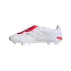 adidas David Beckham Predator League FoldTongue FG Firm Ground Soccer Cleats - White/Red