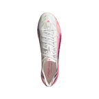adidas F50 Hyperfast EVO FG Firm Ground Soccer Cleats- Cloud White / Solar Purple / Solar Turbo