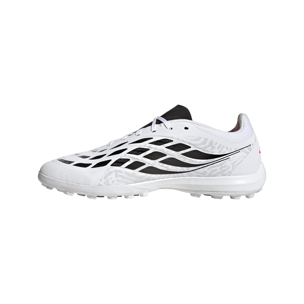 adidas Predator League Low TF Turf Soccer Cleat -  Cloud White / Solar Turbo / Core Black