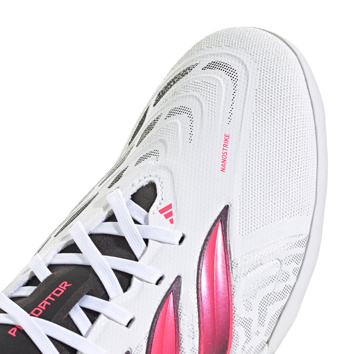 adidas Predator League Low TF Turf Soccer Cleat -  Cloud White / Solar Turbo / Core Black