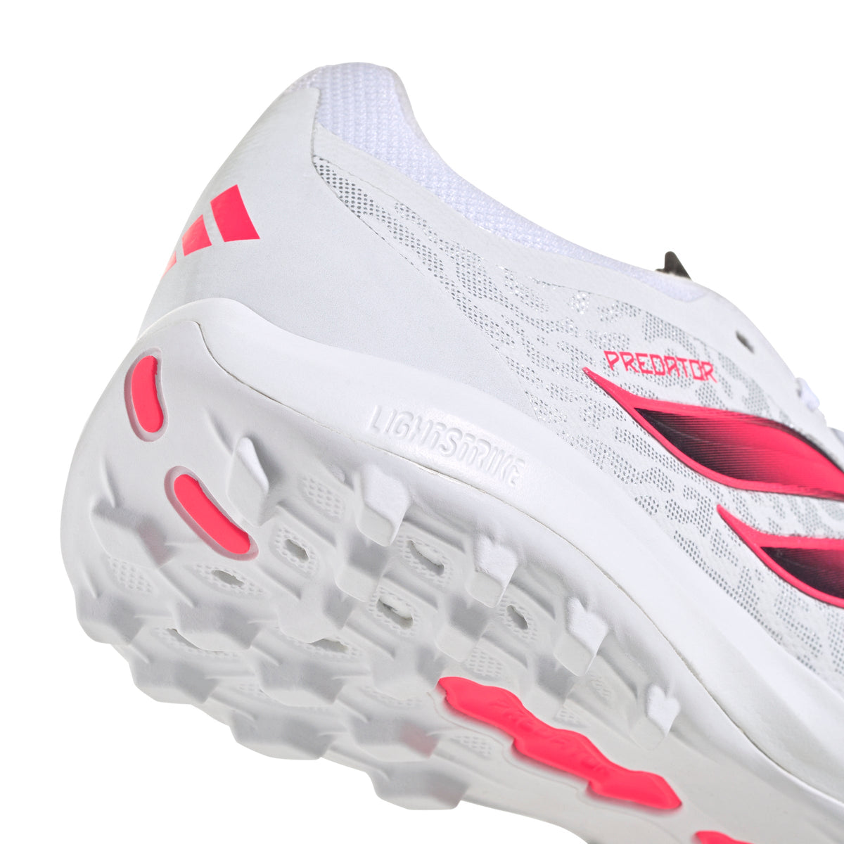adidas Predator League Low TF Turf Soccer Cleat -  Cloud White / Solar Turbo / Core Black